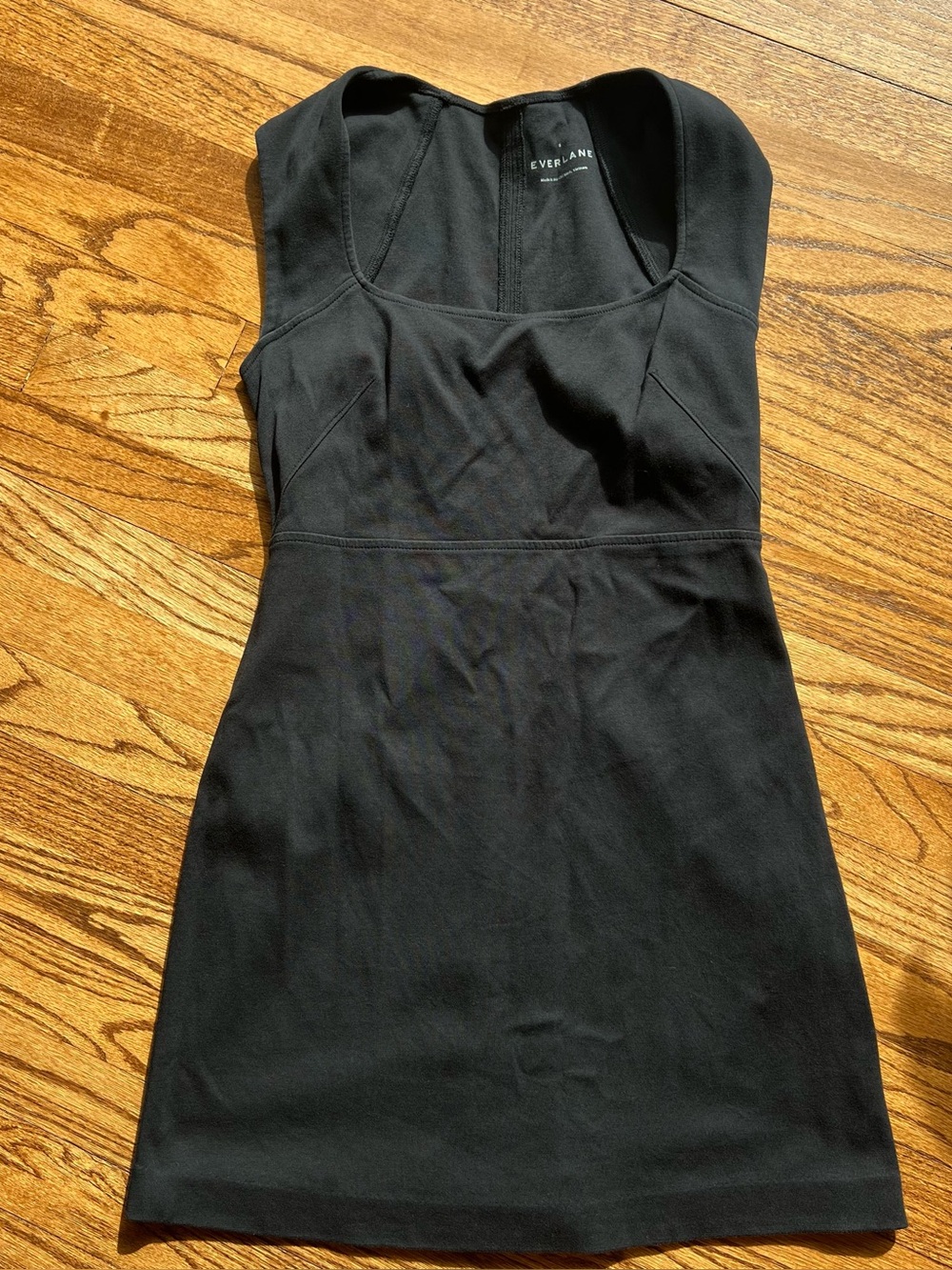 Everlane Black Sleeveless 100% cotton dress